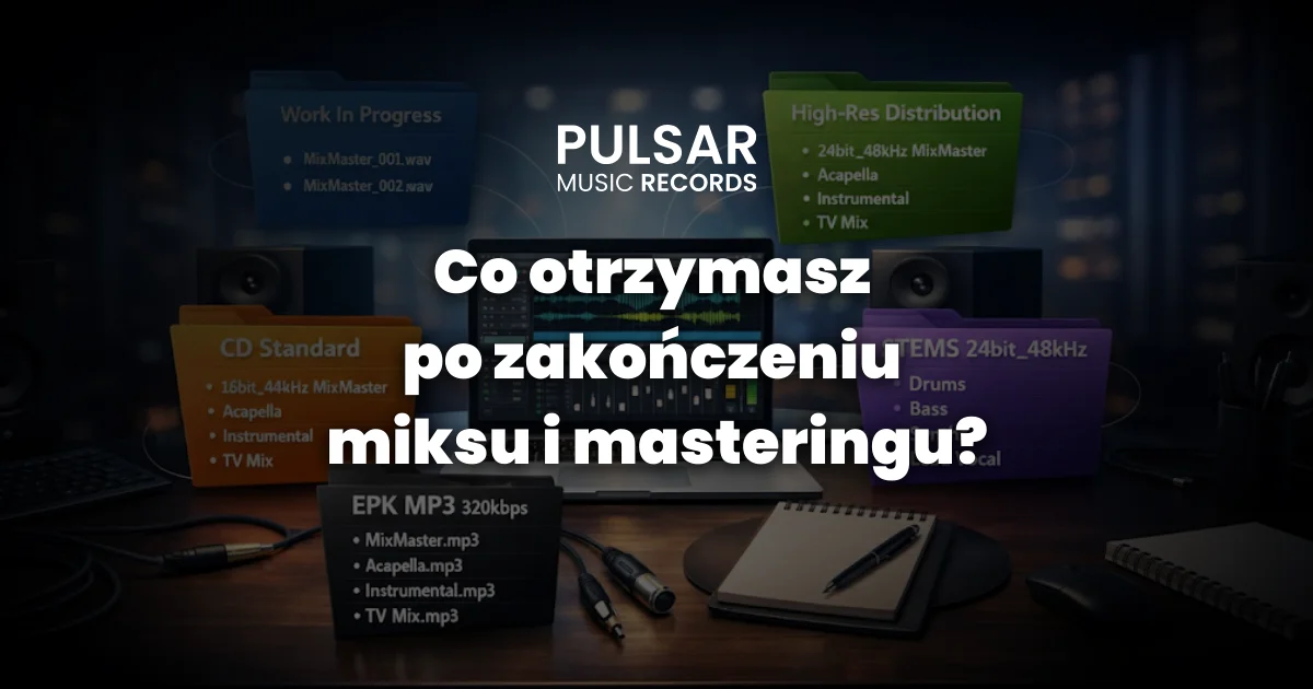 Co otrzymasz po zakończeniu miksu i masteringu? Przewodnik po Twojej paczce plików